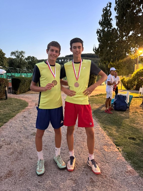 Yonatan und Enzo – Platz 3 im U16-Doppel bei der Landesmeisterschaft