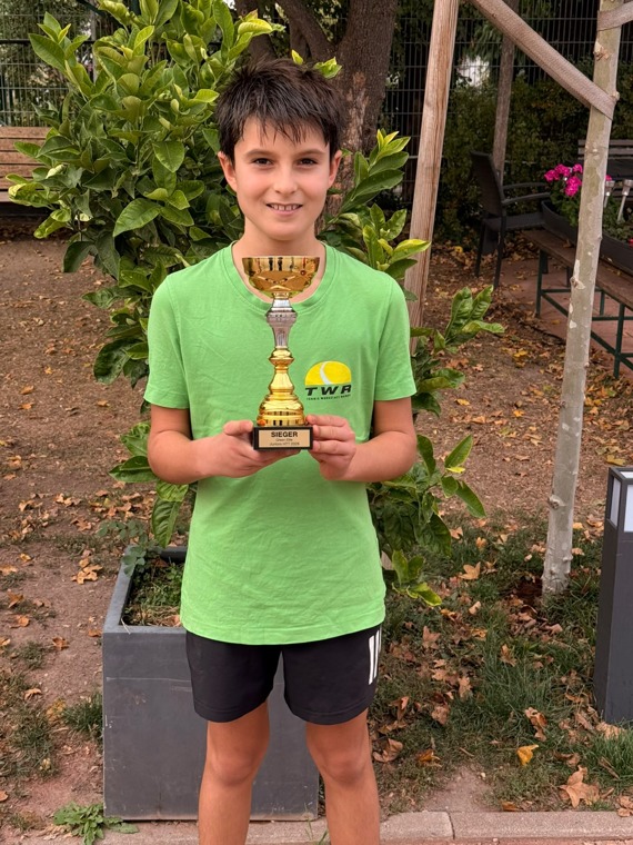 Moritz – 1. Platz beim HEAD-Turnier U11